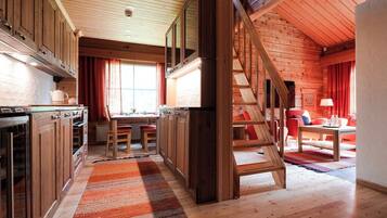 Apartment, Kitchen, Courtyard View | Desk, blackout curtains, iron/ironing board, free WiFi