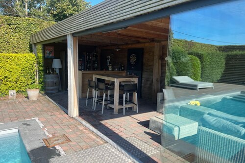 Holiday home with pool and large garden