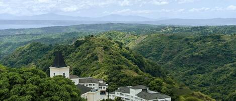 Blick von der Unterkunft