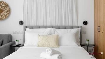 1 Schlafzimmer, Schreibtisch, WLAN, Bettwäsche