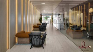 Lobby - דירת 2 חדרי שינה וסלון 50 מטר מהים- By Edom (Eilat)