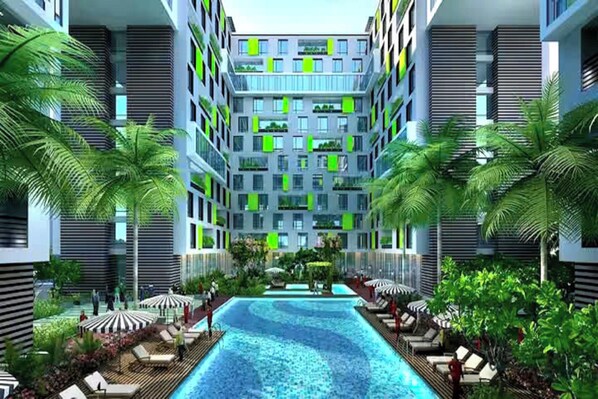 Vue depuis l’hébergement