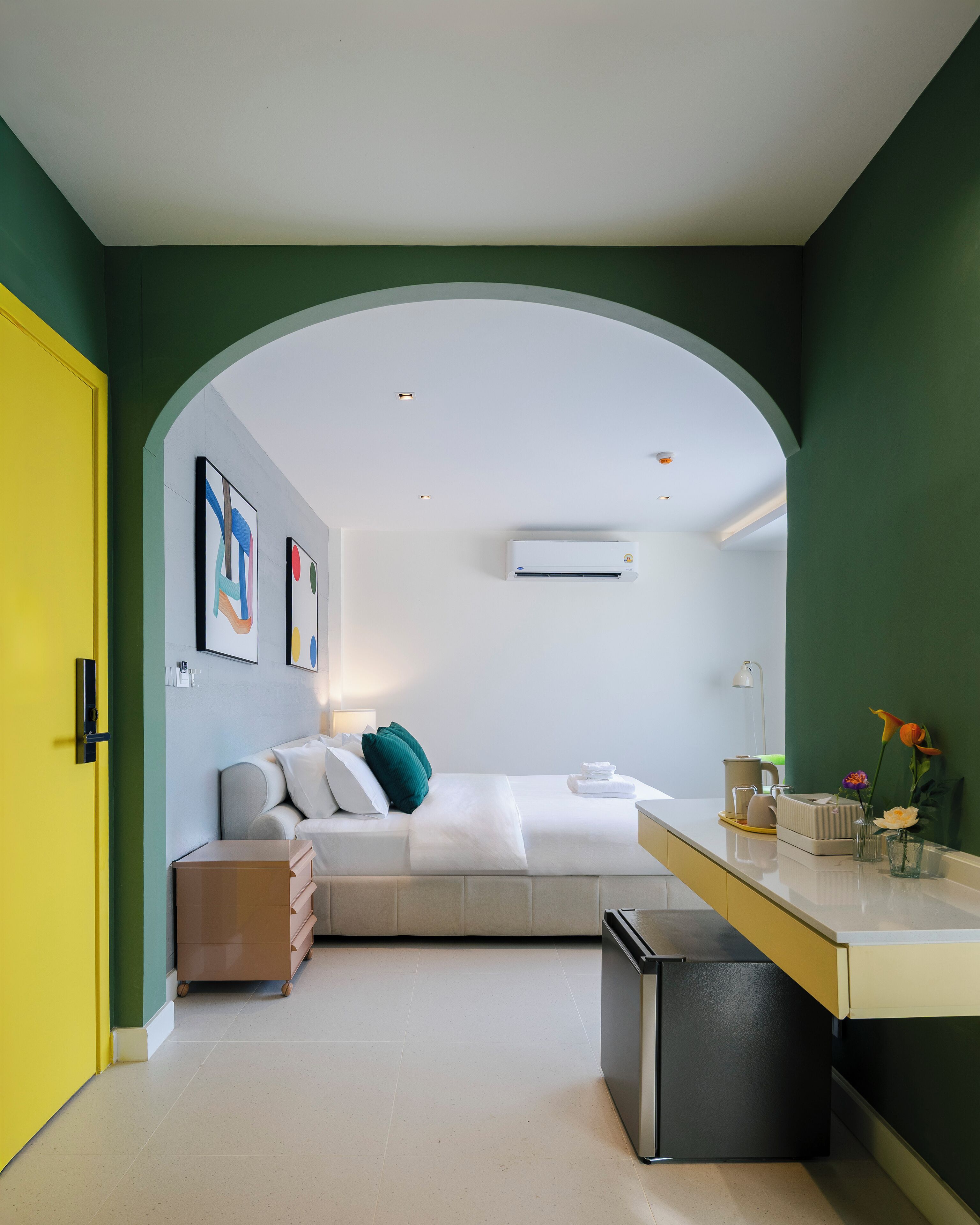 Dipsy Suite Room | 客室ごとに異なる装飾、客室ごとに異なるインテリア、デスク、ノートパソコン用作業スペース