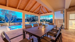 Outdoor dining - Villa Danica - Privlaka by Villas Guide (Privlaka)