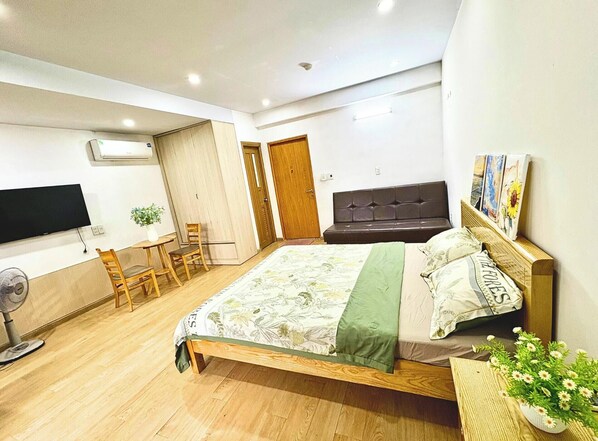 비즈니스 스튜디오 | 고급 침구, 무료 WiFi, 침대 시트