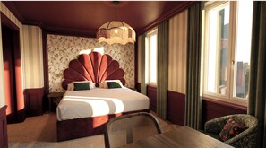 Superior Double Room | In-room safe, blackout drapes, soundproofing, free WiFi - VILLA HENRIETTE (Cabourg)