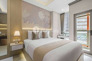 Apartment, 1 Bedroom, City View | Desk, laptop workspace, iron/ironing board, free WiFi - Coriva by Kozystay - TB Simatupang (Jakarta)