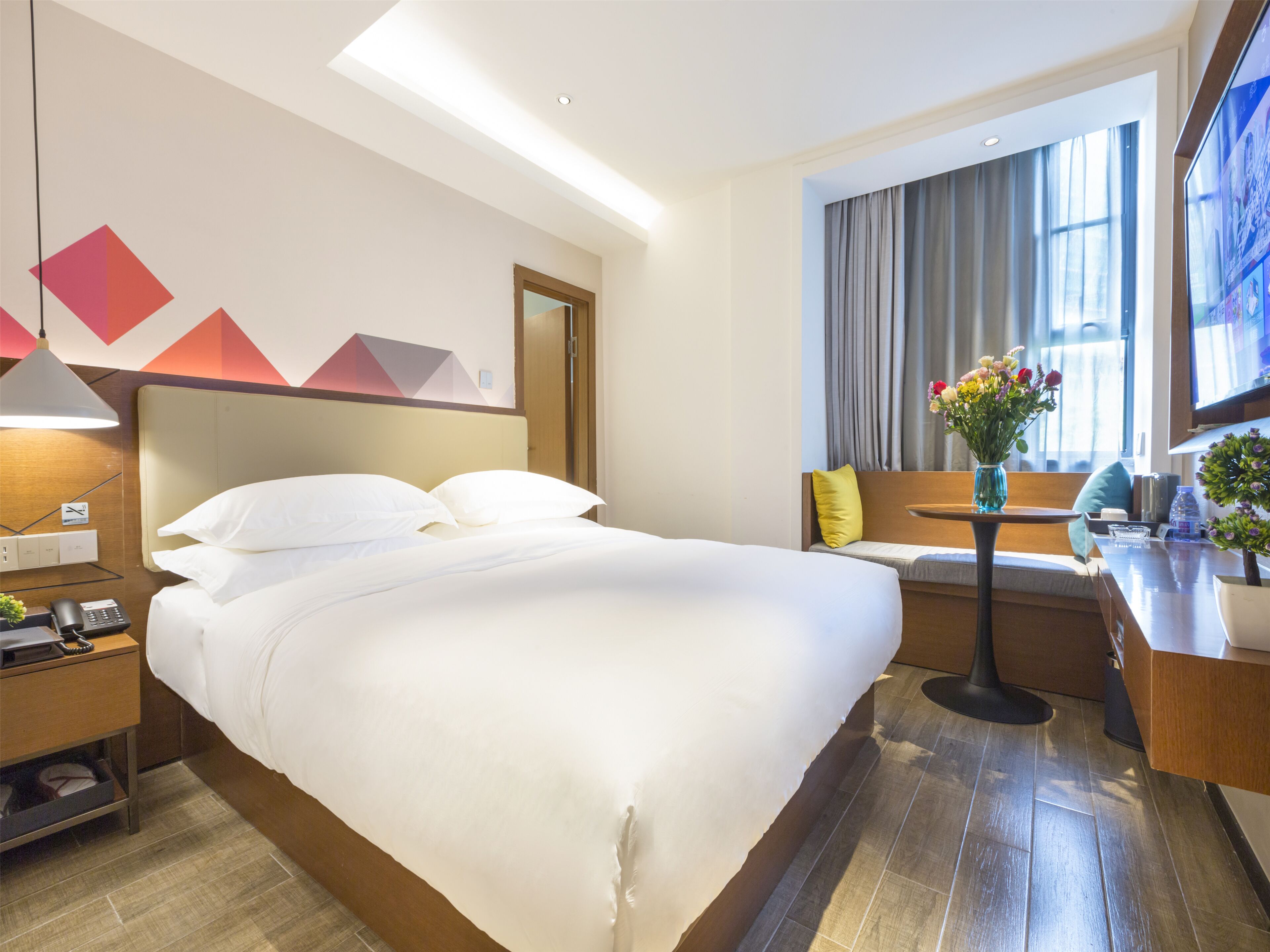 Standard Double Room, Housekeeping, City View | Laptop workspace, free WiFi, bed sheets