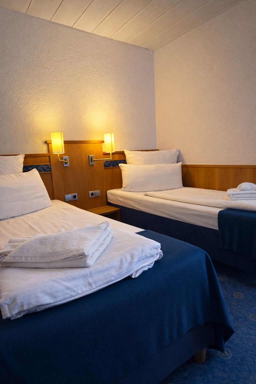 Hypo-allergenic bedding, in-room safe, desk, laptop workspace