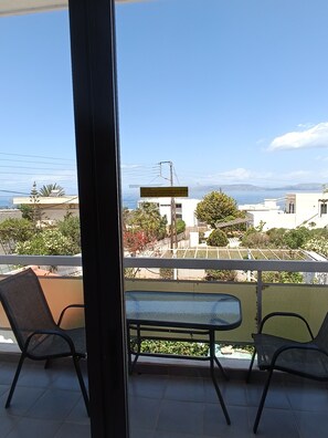 Double Room, Balcony, Sea View | Free WiFi - GOLDEN BEACH (Vathi)