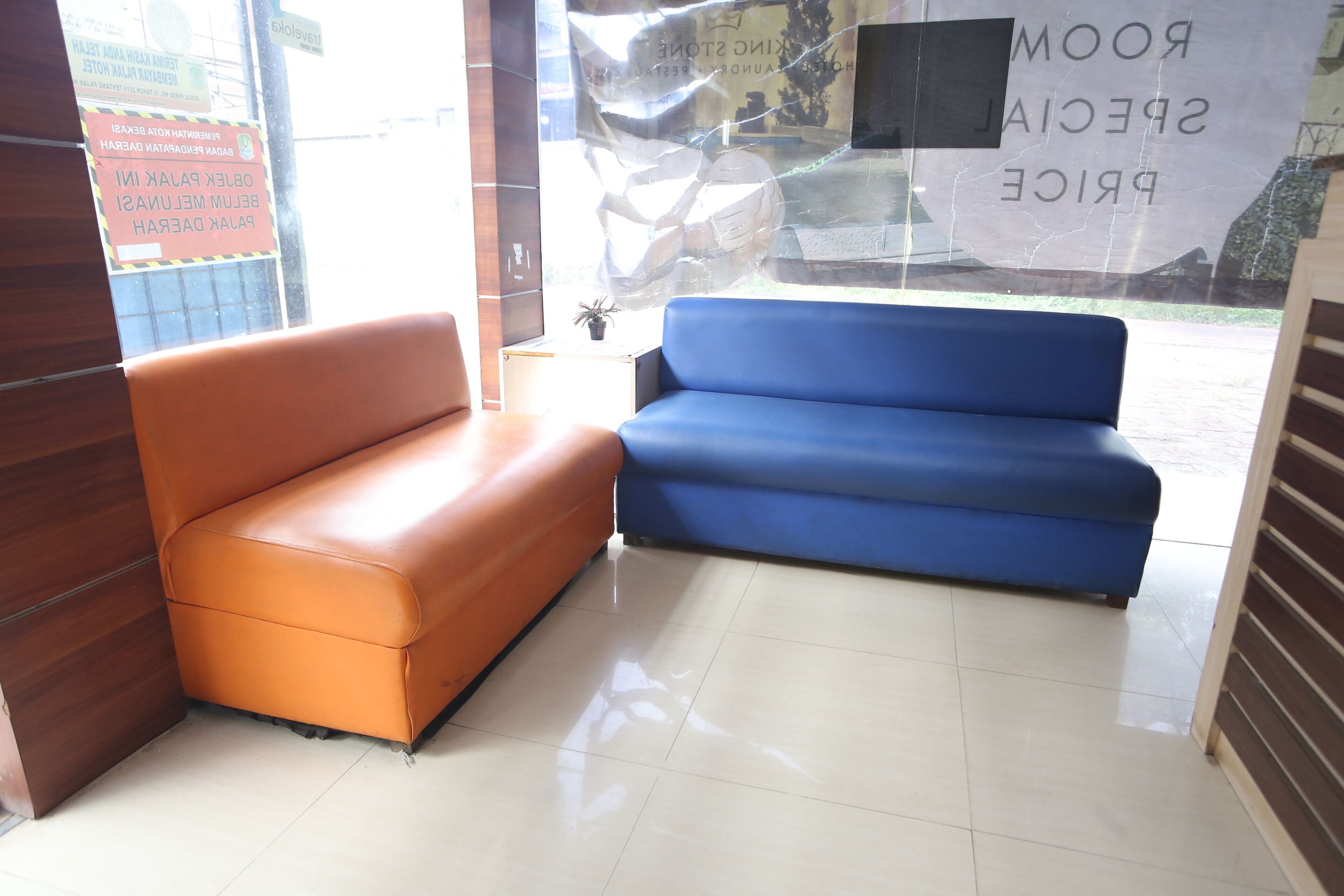 Sala de estar en el lobby