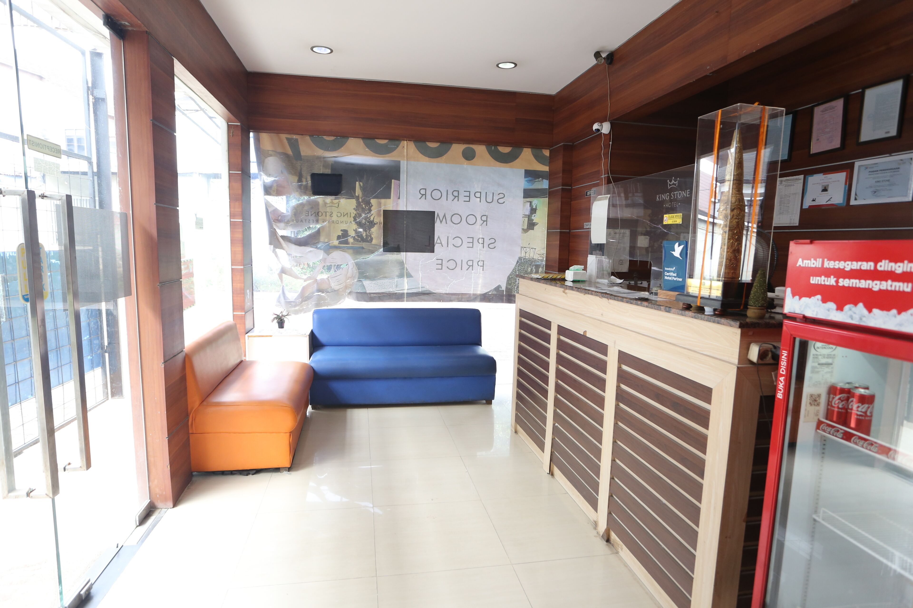 Sala de estar en el lobby