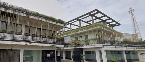 Majoituspaikan julkisivu