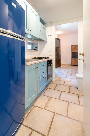 Private kitchen - Villa Riggia – Dependence Tennis with Air Conditioning (Nardò)