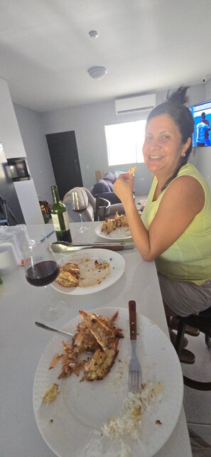 Villa, 2 camere da letto, accessibile ai disabili, patio | Sala da pranzo