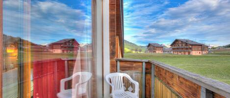 Studio Familial, vue montagne (Single Rooms) | Balcon