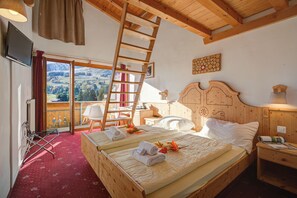 Studio dành cho gia đình, quang cảnh núi (Hotel Relais Grand Family Loft &) | Truy cập Internet không dây miễn phí, bộ trải giường 