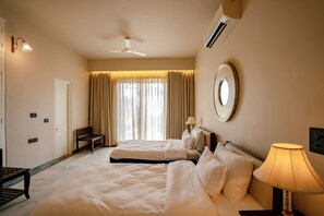 Deluxe Room With Pool View | Desk, laptop workspace, soundproofing, free WiFi - The Bagheera Retreat (Pushkar)