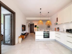 Apartment | Private kitchen | Cleaning supplies - Luxury Apartment in Juan les Pins (Antibes)