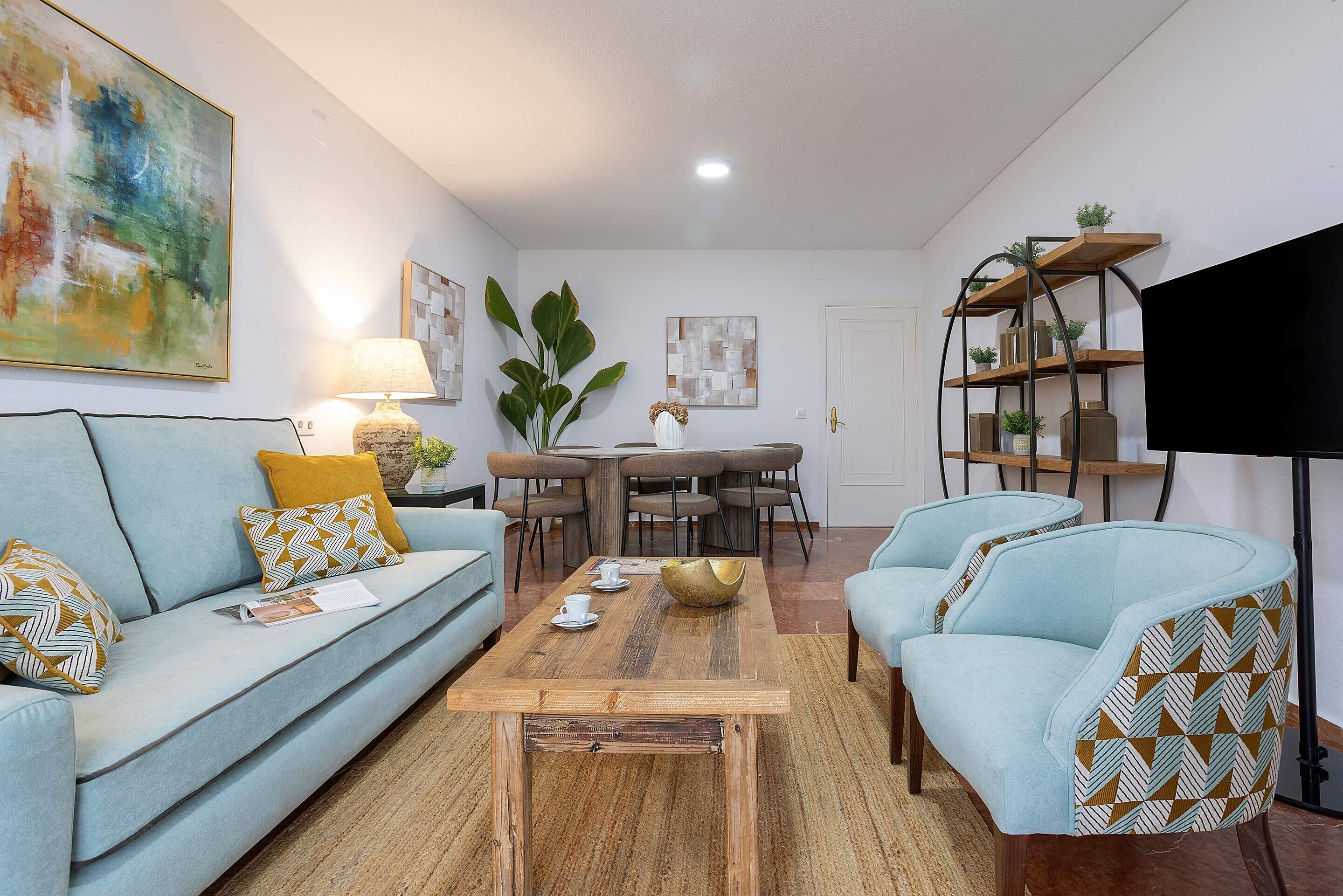 Appartement (3 Bedrooms) | Woonkamer