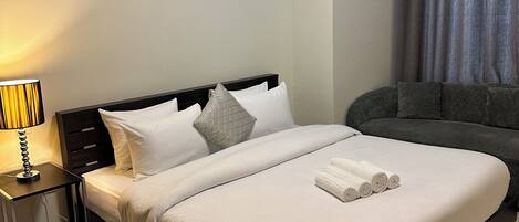 1 bedroom, iron/ironing board, free WiFi, bed sheets