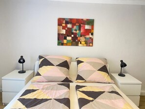 Bed sheets - Apartment 'Living in a Half-Timbered House' – Central Location in Nuremberg (Nürnberg)