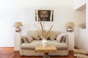 Appartamento Luxury | Area soggiorno | TV a schermo piatto