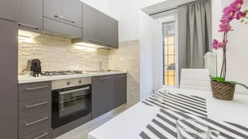 Appartamento Luxury | Cucina privata | Macchina per caffè espresso, macchina per tè/caffè, bollitore elettrico