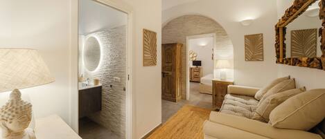 Luxury Apartment | Living area | Flat-screen TV