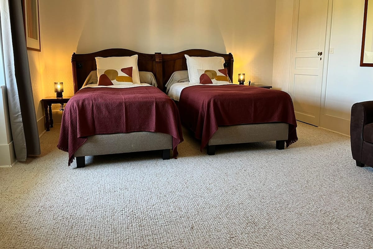 Comfort tweepersoonskamer, uitzicht op tuin | Gratis wifi