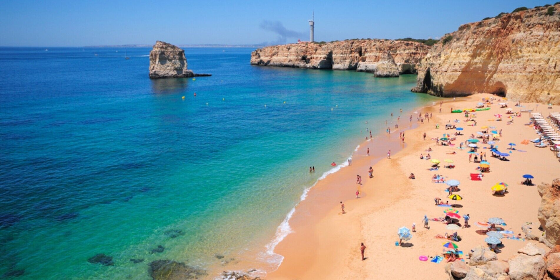 Sun-loungers, beach towels