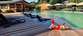 Apartment in Hotel with Terrace, Shared Pool, Garden & Wi-Fi