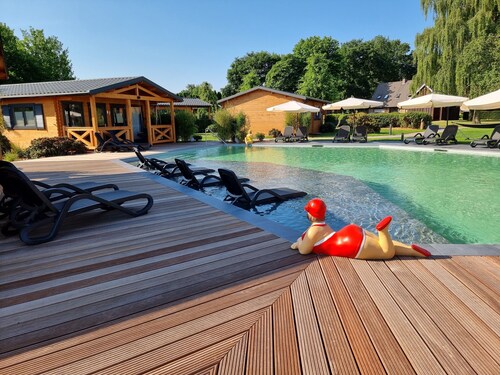 Apartment in Hotel with Terrace, Shared Pool, Garden & Wi-Fi