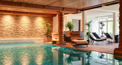 Appartement avec terrasse, piscine commune, jardin et Wi-Fi Ă l'hĂŽtel