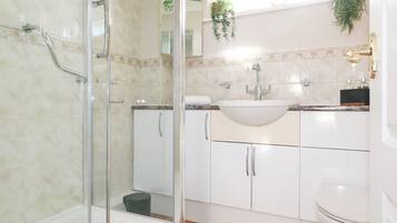 Shower, hair dryer