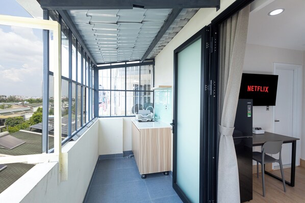 Studio, City View | Terrace/patio - Siris Mia Residence (ho chi minh)