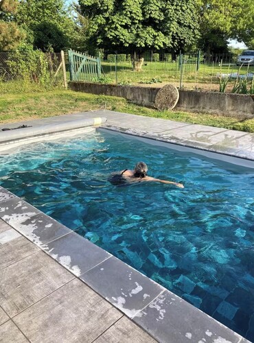 Montdauphin vintage house, nice pool for a swim in warm weather