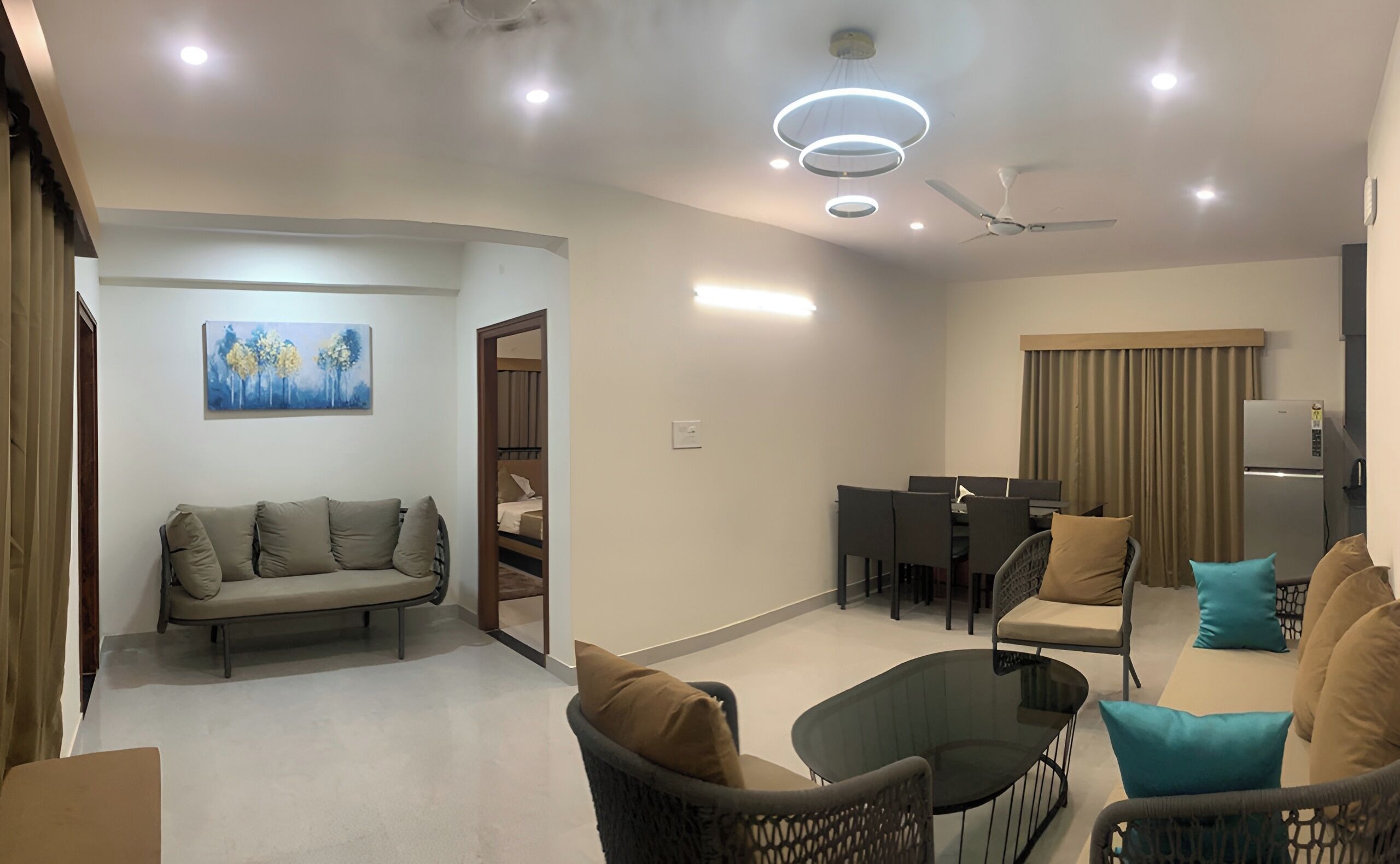 Deluxe Apartment, 2 Bedrooms | Living room