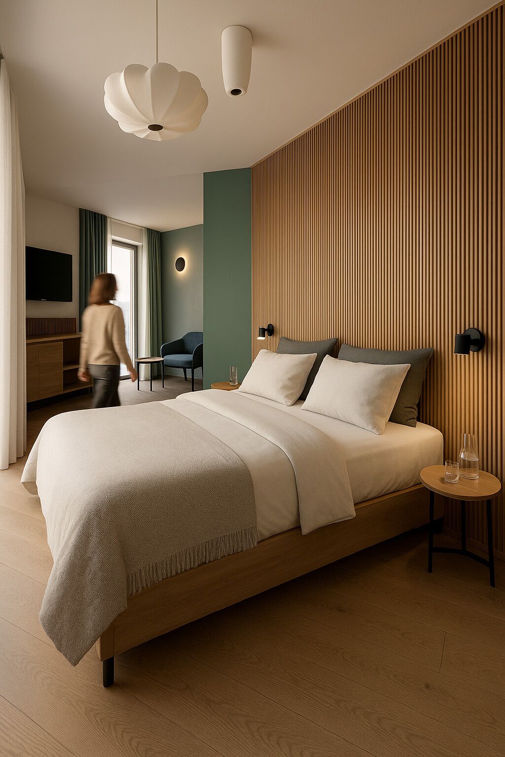 Phòng Suite, 1 giường cỡ king, quang cảnh núi | Két bảo mật tại phòng, màn/rèm cản sáng, bàn ủi/dụng cụ ủi quần áo 