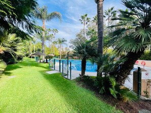 Property grounds - Dunas de Cabopino · 2BR Apartment with PRIVATE GARDEN (Marbella)