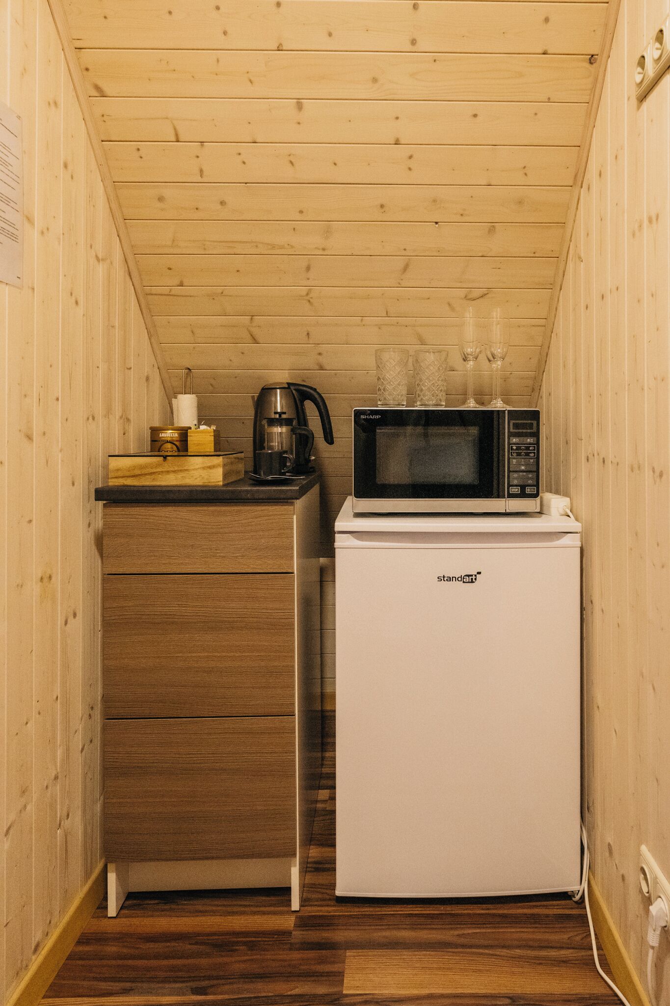 Phòng đôi Deluxe, ban công, quang cảnh eo biển | Bếp riêng