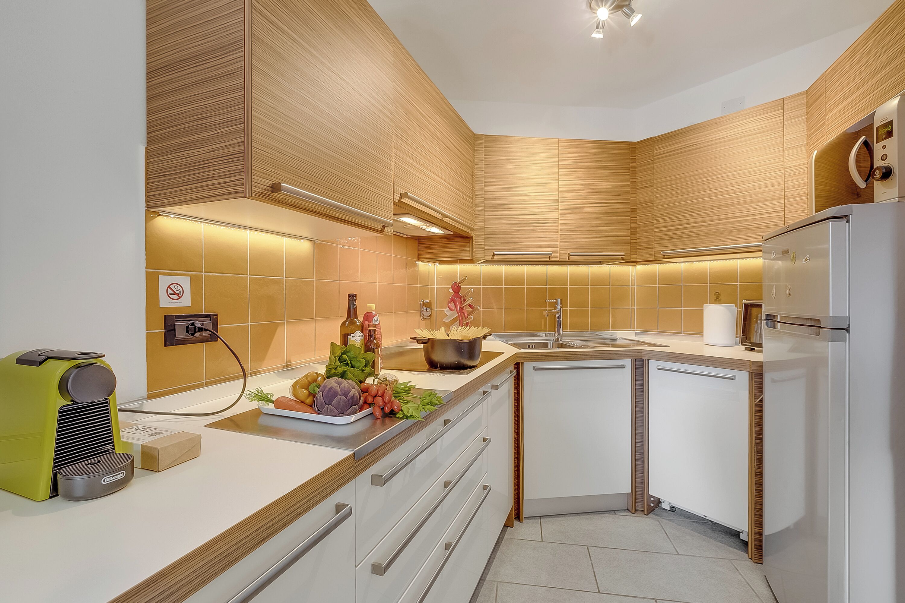 Apartemen Keluarga, beberapa kamar (Appartamento Little Treasure) | Dapur pribadi | Lemari es, microwave, oven, dan kompor