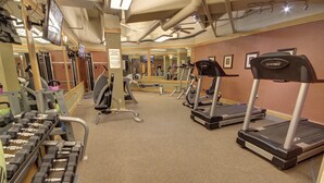 A gym with treadmills, dumbbells, and exercise machines. - New Listing! Top Floor w/Slope Views (Keystone)