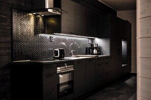 Desk, laptop workspace, blackout curtains, soundproofing