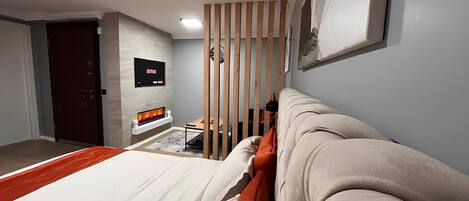 Desk, iron/ironing board, travel crib, free WiFi