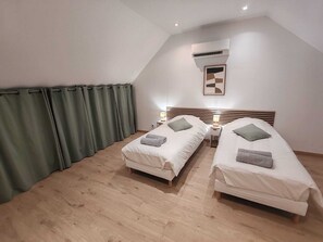 4 bedrooms, iron/ironing board, free WiFi, bed sheets - Luxury Longère 10 guests | Spa · Private Cinema · Pool | 2h Paris · 2h Lille (Brancourt-en-Laonnois)