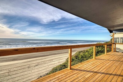Impressive oceanfront home with great views dog friendly