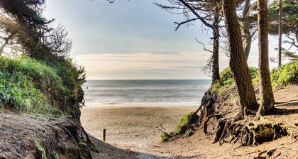 Dog Friendly Oceanfront Home with Easy Beach Access, Large Deck & Walk to Park