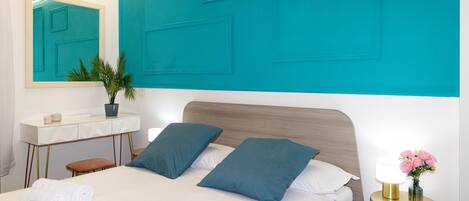 1 soverom, strykejern/-brett, wi-fi og sengetøy