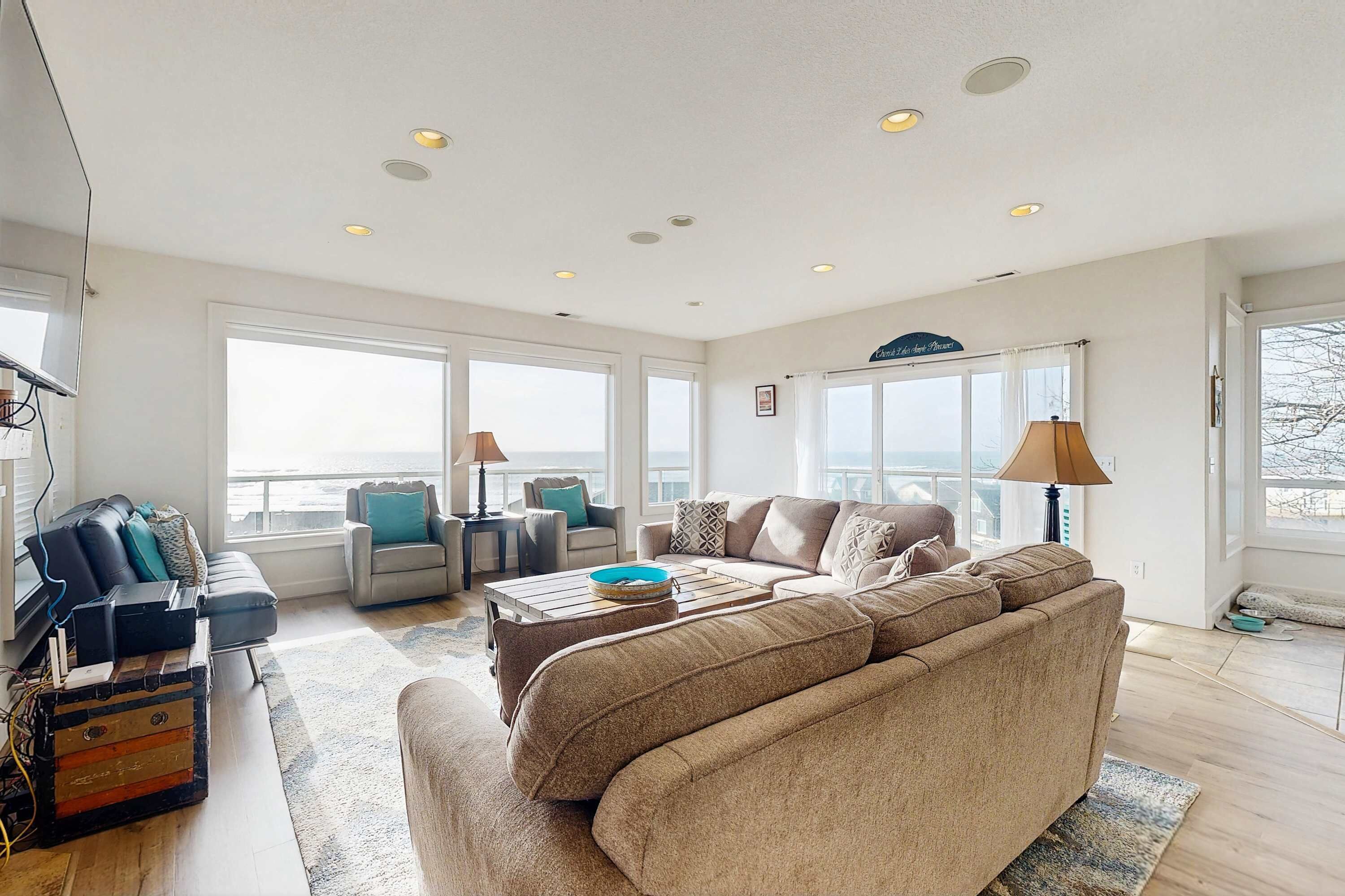 TV, fireplace, DVD player, table football